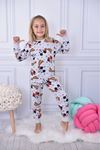 SRN Minnie Desenli Kız Çocuk Uzun Kollu Pijama Takımı 3-10 Yaş 015