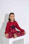 TARP Kırmızı Kar Tanesi Termal Kız Çocuk Pijama Takımı 5-15 Yaş 2801-2802-K