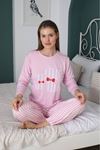 MLALE Desenli İnterlok Bayan Pijama Takımı 3249-KD